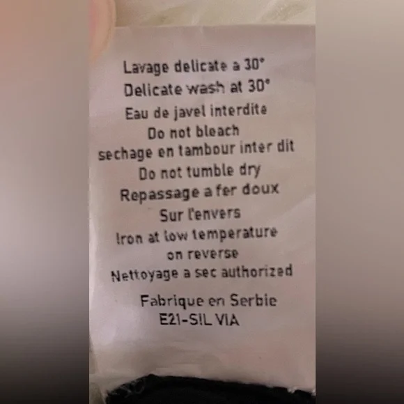 Rouje Black Ribbed Long Sleeve Top with Red Rose Accent - Picture 8 of 8